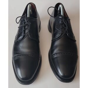 Allen Edmonds Clifton Mens Black Oxfords Cap Toe Leather Shoes Sz 8.5 Made In US
